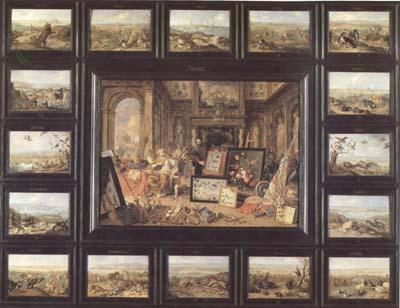 Jan Van Kessel Europe (mk14) France oil painting art